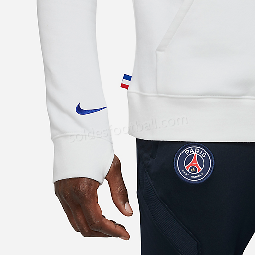 Sweat homme Paris Saint-Germain Men'S Fleece Pu-NIKE en solde - -0