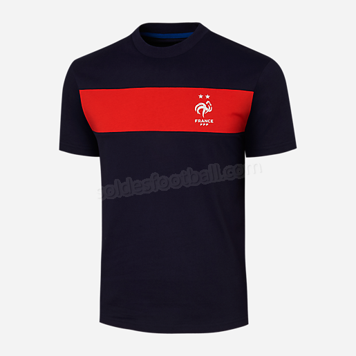 T-shirt manches courtes homme France FFF BLEU-FFF en solde - -0