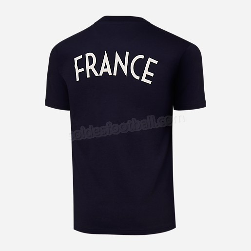 T-shirt manches courtes homme France FFF BLEU-FFF en solde - -1