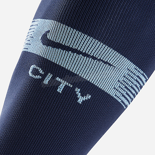 Chaussettes de football homme Manchester City FC 18/19-NIKE en solde - -2