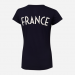 T-shirt manches courtes femme France FFF BLEU-FFF en solde - 1