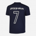 T-shirt manches courtes enfant Stripe Griezmann FFF BLEU-FFF en solde - 0